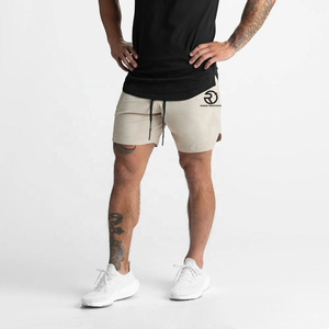 Pantalones cortos deportivos informales para hombre con logotipo personalizado para entrenamiento, pantalones cortos de gimnasio para hombre con bolsillo - Product Image 5