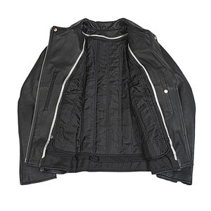 2025 Custom Logo Womens <b>Leather</b> <b>Jacket</b> Manufacturer Ladies <b>Retro</b> Zip-Up <b>Leather</b> <b>Jacket</b> - Product Image 4