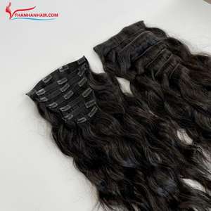 Black friday vente jusqu'à 30 $ extension de cheveux vietnamiens Clip au Viet Nam pas d'enchevêtrement pas de perte de cheveux prêt à expédier Genius Weft - Product Image 1