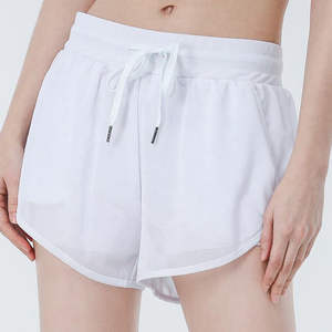 Pantalones cortos atléticos de alta calidad para mujer, pantalones cortos informales de poliéster de primavera caliente, pantalones cortos de cintura media, ropa de calle corta para mujer - Product Image 4