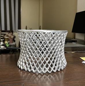 Jarrón de Metal estilo maceta dorada, acento decorativo elegante, perfecto para fiestas de cumpleaños, celebraciones de bodas y eventos especiales - Product Image 6