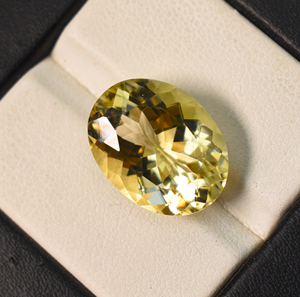 Citrino Natural Claro Pálido 17X13X9 mm 10.42 Cts Piedra Preciosa Suelta Para Joyería - Product Image 4