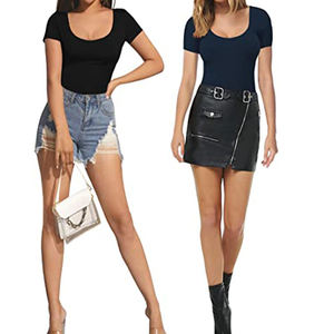 Camiseta de manga larga con cuello de mira para mujer, ropa de alta calidad hecha a medida - Product Image 6