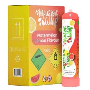 Höchste Qualität Großhandel Versorgung Infusion Whip Wassermelone Zitronen geschmack Creme Ladegerät Zylinder zu niedrigem Preis