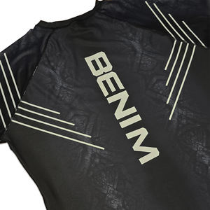 Ensemble de lutte personnalisé pour hommes 2025, tricoté extensible, 100% polyester, 150 GSM, durable, séchage rapide, impression numérique, t-shirts + shorts, 2 pièces, UFC - Product Image 4