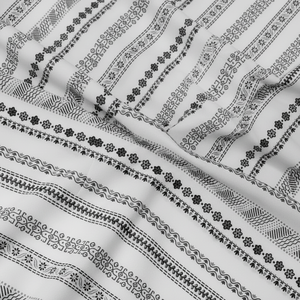 Tela Floral Ecológica, Transpirable y de Secado Rápido, 100% Poliéster, 58 Pulgadas de Ancho, 4 Colores para Ropa de Niños y Mujeres, Diseño de Interiores - Product Image 1