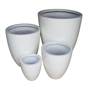 Best Seller Fiberglass Planter <b>Pots</b> <b>Long</b>-Lasting Flower <b>Pot</b> Many Size Set 4 Pieces Home Decor Vietnam Supply - Product Image 1