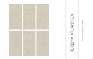 กระเบื้องพอร์ซเลนเคลือบลาย Crema Atlantica ของอิตาลีกระเบื้องภายในกันลื่นที่ทันสมัยสำหรับวิลล่าอพาร์ทเม้นท์ - Product Image 2