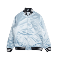 Veste bomber en satin personnalisée avec logo pour hommes, style universitaire, streetwear d'hiver, veste de sport premium pour équipe, veste de sport pour un usage décontracté