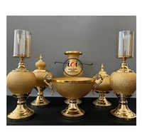 Nouvel arrivage Console murale principale décorative Ensemble de vases de décoration de table pour la maison et la décoration de mariage en fer et aluminium