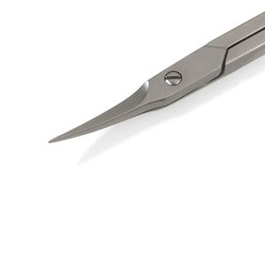 Ciseaux à cuticules professionnels pointe fine lame tranchante incurvée ciseaux à cuticules en acier inoxydable 3.5 pouces pour la beauté - Product Image 2