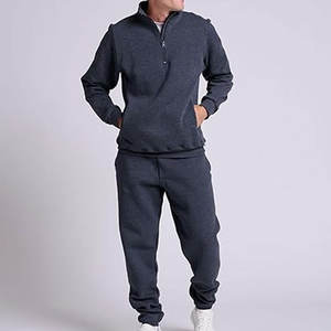 Athletic Men Dry-Fit Fleece Sweatpants Relaxed Fit Moisture-Wicking <b>Trousers</b> with or Without Pockets Elastic Bottom Cuffs - Product Image 5