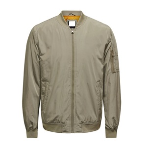 Chaqueta Bomber de nailon de invierno ajustada para hombre, Abrigo acolchado de algodón ligero con cuello levantado y capucha de calle, logotipo personalizable - Product Image 4