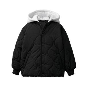 Blouson matelassé zippé pour enfants, chaud et respirant, veste d'hiver matelassée, mode enfant, rembourrage chaud, confortable à porter, blouson aviateur 2026 - Product Image 1