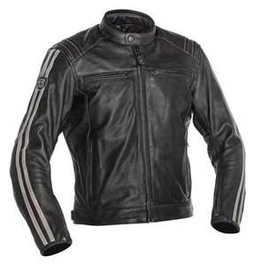 Veste de course rétro en cuir de vachette perforée/kangourou pour hommes/Chaqueta homologuée CE, toutes tailles - Product Image 1