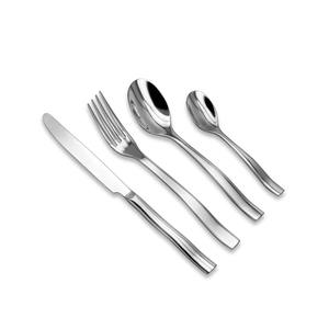 Suministro directo de fábrica al por mayor resistente de la India, cubiertos de Metal, juego de cubiertos de Acabado plateado para restaurante, uso doméstico - Product Image 1