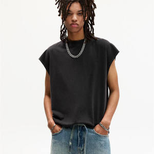 Venta al por mayor de ropa deportiva 240 Gsm de alta elasticidad de color sólido de manga larga Camiseta de gimnasio para hombres - Product Image 2