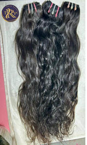 Extensiones de cabello crudo indio virgen Remy, rizo rizado de alta calidad negro Natural para belleza de larga duración, peinado y tejido - Product Image 3