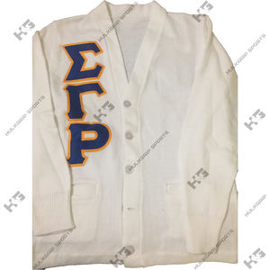 Cardigans en acrylique pour femmes, broderie Sigma Gamma Rho Soror |   Pull cardigan brodé personnalisé pour femmes de la sororité SGRho - Product Image 4