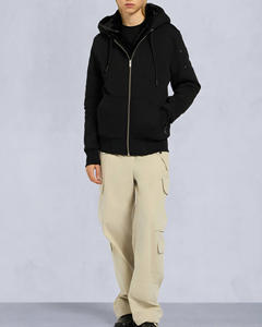 Hiver Spécial Zipper Elastic Cuffs Hoodie Pour Hommes Confort Léger Respirant Casualwear Hoodie Avec Personnaliser Logo - Product Image 5