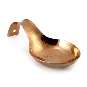 Round Shape Metal Spoon Rest Spoon Shaped Decorative Spoon Fork for Home <b>Kitchen</b> Restaurant Wedding Gift <b>Ornament</b> - Product Image 5