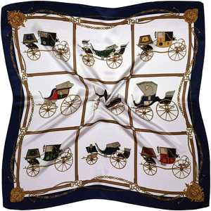 Écharpes en soie personnalisées avec impression, châle pour mariage, vente chaude en usine, bandana en satin - Product Image 2