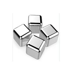 Enfriadores de bebidas reutilizables de acero inoxidable 304 Cubitos de hielo de metal para tamaño mediano producto de gran oferta - Product Image 3
