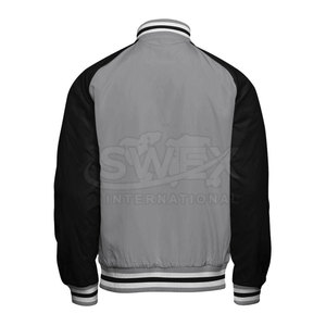 High Quality Latest Design <b>Men</b> Zipper Letterman Winter <b>Jacket</b> Breathable Custom Size Zipper Letterman Winter <b>Jacket</b> For <b>Men</b> - Product Image 3