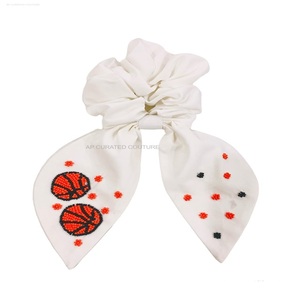 Bordado con cuentas para el cabello Scrunchies adornado a mano accesorios para el cabello hermosa Diadema con cuentas - Product Image 5