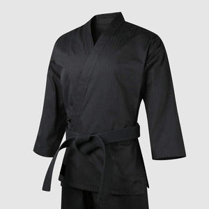Uniforme de karaté en coton personnalisable pour hommes et femmes Service OEM disponible pour les commandes en gros de combinaison d'entraînement d'arts martiaux Bienvenue - Product Image 3
