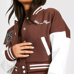 Veste universitaire pour femme MARUF MFG CO - Coupe courte, couleur unie, design personnalisé, écologique, coupe-vent, respirante, pour l'hiver - Product Image 5