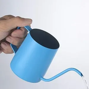 กาต้มน้ำสแตนเลสแบบมีพวยยาว10ออนซ์สำหรับทำฟองนมโรงเบียร์ร้านอาหารและโรงแรม | สินค้าจำนวนมาก - Product Image 1