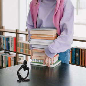 Assis abstrait fille Figure noir Sculpture intérieur maison et objet décoratif pensée humaine Showpiece Sculpture - Product Image 6