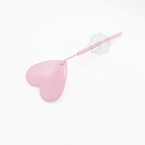 Best Price Offer Premium Quality Pink Powder Coating Stainless Steel Heart Makeup <b>Mirror</b> Private Label Eyelash Extension <b>Mirror</b> - Product Image 1