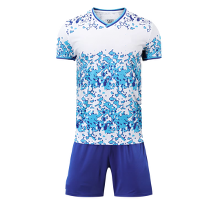 เสื้อฟุตบอลพิมพ์ลายดิจิทัลแบบระเหิดชุดชื่อทีมฟุตบอลสำหรับใส่เล่นฟุตบอล - Product Image 2