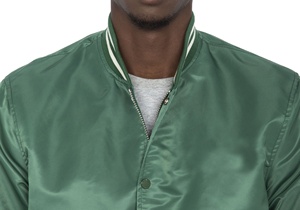 Veste de baseball pour homme, style streetwear, broderie de haute qualité, satin, veste d'hiver, vente en gros 2026 - Product Image 6