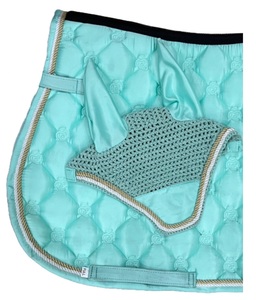 เบาะรองนั่งผ้าฝ้ายสำหรับแข่งม้าขี่แบบอังกฤษแผ่นรองอานม้าทนทานวัสดุสไตล์ตะวันตกเป็นมิตรกับสิ่งแวดล้อม - Product Image 3