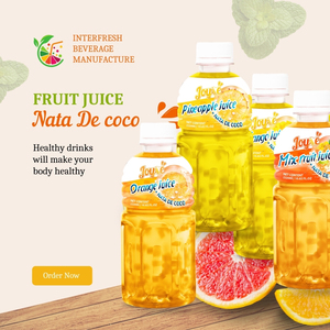 High Quality 25% New Design Joyce Orange Juice Nata De Coco OEM Interfresh Vietnam Manufacture Puree Bottle Primary Watermelon - Product Image 2
