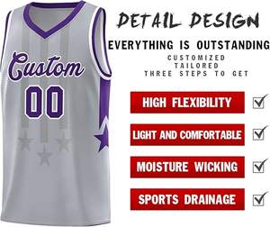 Uniformes de basket-ball confortables à quantité minimale de commande bas prix de gros uniforme de basket-ball sur mesure pour unisexe - Product Image 6