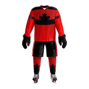 Uniforme de hockey sur glace à séchage rapide personnalisé prix de gros uniforme de maillots de hockey sur glace pour hommes impression par sublimation personnalisée - Product Image 4
