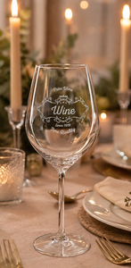 Set di 6 calici da vino da 50 cl (17 fl oz) in vetro trasparente con stelo e base, stile Country. Abbellisci la tua tavola con eleganza discreta. - Product Image 4