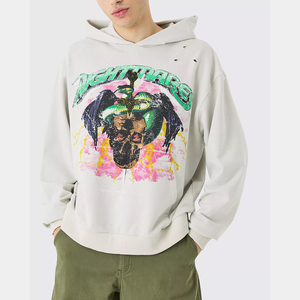 Personnalisé de haute qualité mode sweats à capuche en vrac pour hommes femmes coton mélangé Street Style hiver saison numérique - Product Image 1