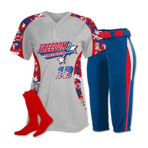 Nouvel uniforme de baseball sur mesure en gros, style personnalisé, haute qualité, vêtements de baseball et de softball sur mesure, uniforme de baseball 100% polyester - Product Image 5