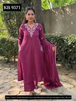 Traje de 3 Piezas para Mujer, Kurta Informal y Festiva de Algodón con Pantalón y Dupatta, Ofertas al por Mayor al Mejor Precio