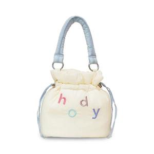 Mini Bolso Tipo Cubo con Cordón para Mujer, Diseño Premium Arrugado con Correa Ajustable, Ligero y Compacto para Venta al por Mayor - Product Image 1