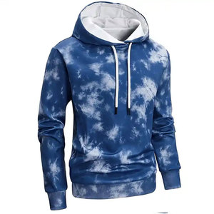 Sudadera de gran tamaño para hombre de algodón 100%, Sudadera con capucha teñida lisa de estilo callejero personalizada, suministro a granel de invierno en blanco - Product Image 1