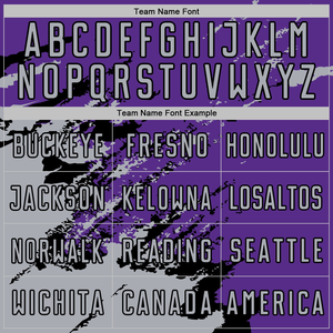 Uniforme de Fútbol Personalizado Transpirable de Manga Corta, Morado, Gris-Negro, con Diseño Abstracto de Fragmentos de Arte, Sublimado - Product Image 5