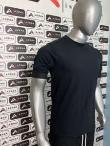 เสื้อยืดผู้ชายแขนสั้นพิมพ์ลายโลโก้ตามสั่งเสื้อยืดธรรมดาทรงหลวมโอเวอร์ไซส์ OEM heavyweight - Product Image 5