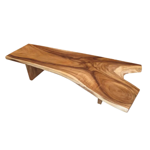 Organic Shape Solid <b>Wood</b> <b>Slab</b> Table with Natural Grain for Home Furniture Cafe Gallery Space or Modern Interior - Product Image 6