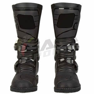 รองเท้าหนังมอเตอร์ไซค์สำหรับผู้ชายรองเท้าขี่มอเตอร์ไซค์ - Product Image 6